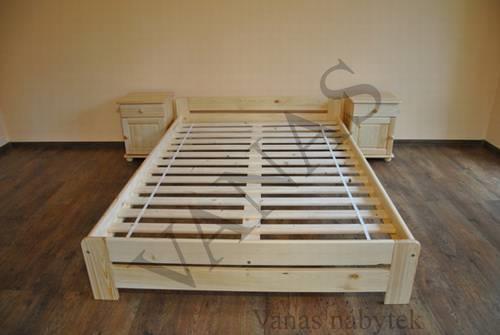 postel CELINE z masivu borovice - 90x200 cm